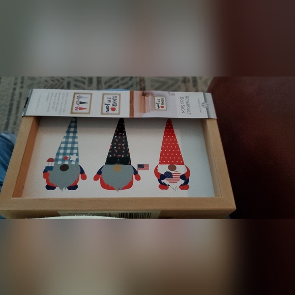 Huntington Home Reversible Sign Gnomes/Summer Is My Jam New - Picture 4 of 4